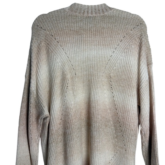 Torrid Butter Cream Chunky Open Front Cardigan Sweater Size 1X Knit Cozy Striped - Picture 5 of 11